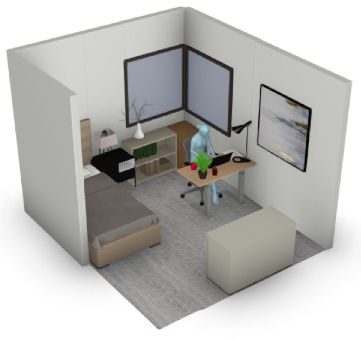 10 x 12 Bedroom Layout